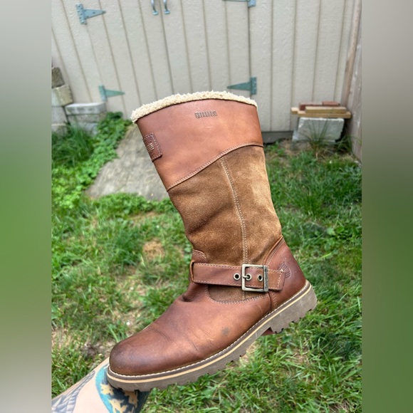 TIMBERLAND WOMENS BETHEL BROWN LEATHER SIDE ZIP EARTH KEEPER BOOTS SZ 6.5 - Picture 13 of 16